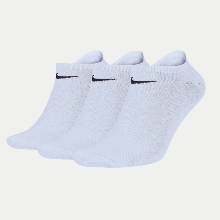 Nike Lightweight Training No-Show Logo Socks (3 Pack) - White